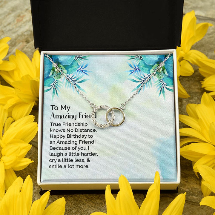 My Amazing Friend | Happy Birthday - Perfect Pair Necklace