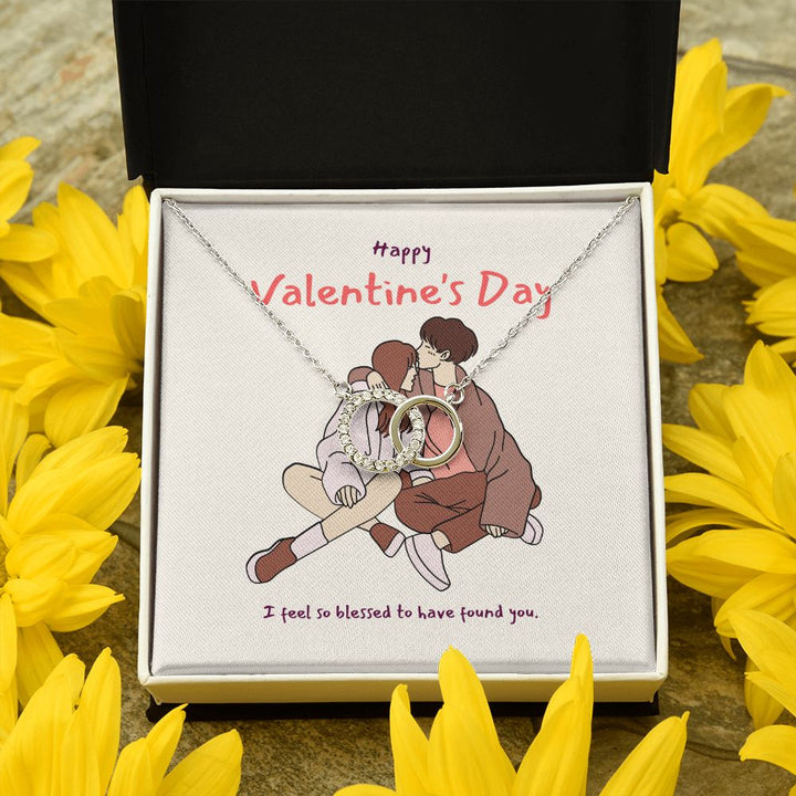 Happy Valentine's Day | I feel so blessed to have found you - Perfect Pair Necklace