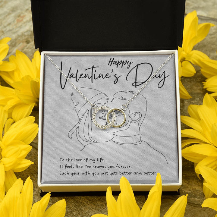 Happy Valentine's Day | It Feels Like I've Known you Forever - Perfect Pair Necklace