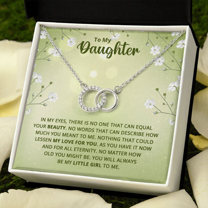 To My Daughter | Nothing that could lessen my love for you - Perfect Pair Necklace