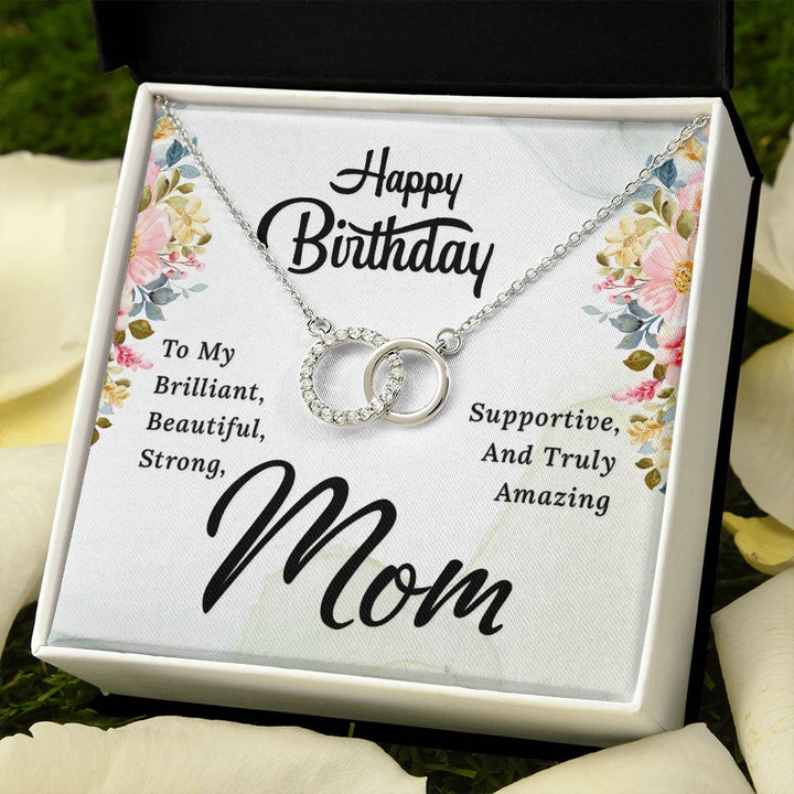 To My Mom | Happy Birthday Mom! - Perfect Pair Necklace