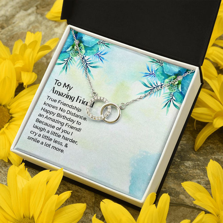 My Amazing Friend | Happy Birthday - Perfect Pair Necklace