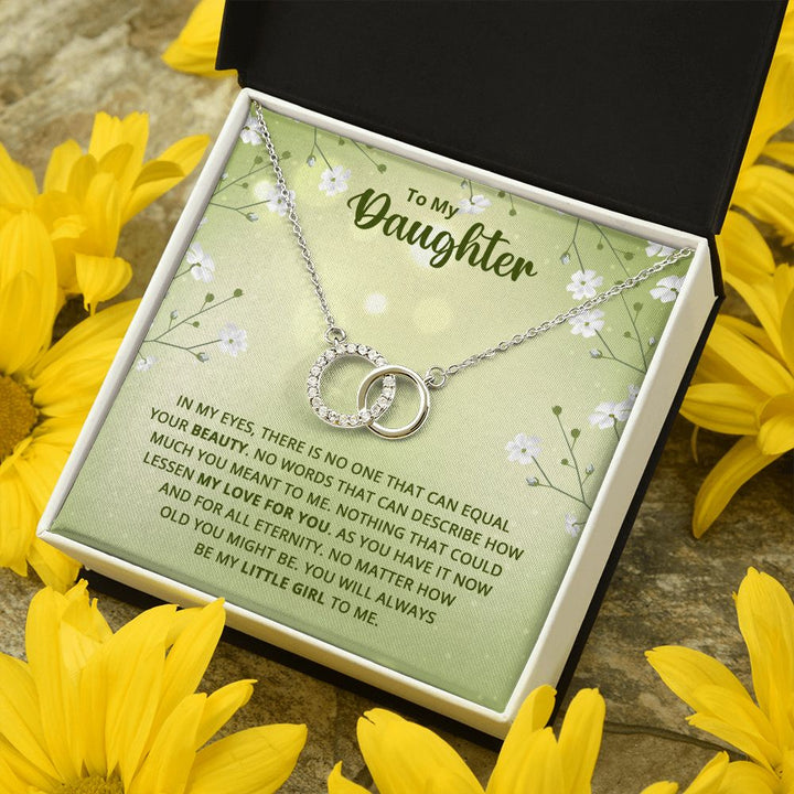 To My Daughter | Nothing that could lessen my love for you - Perfect Pair Necklace