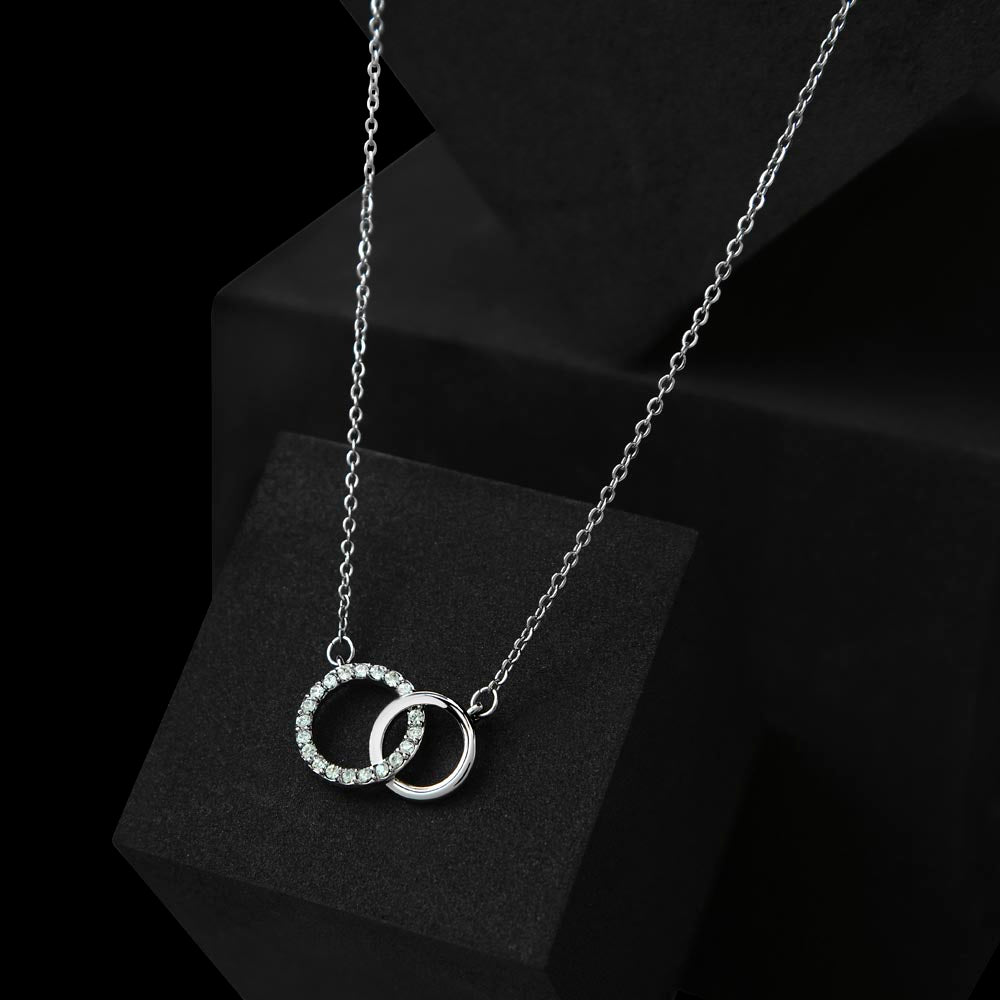 To My Beautiful Wife | Happy Anniversary - Perfect Pair Necklace