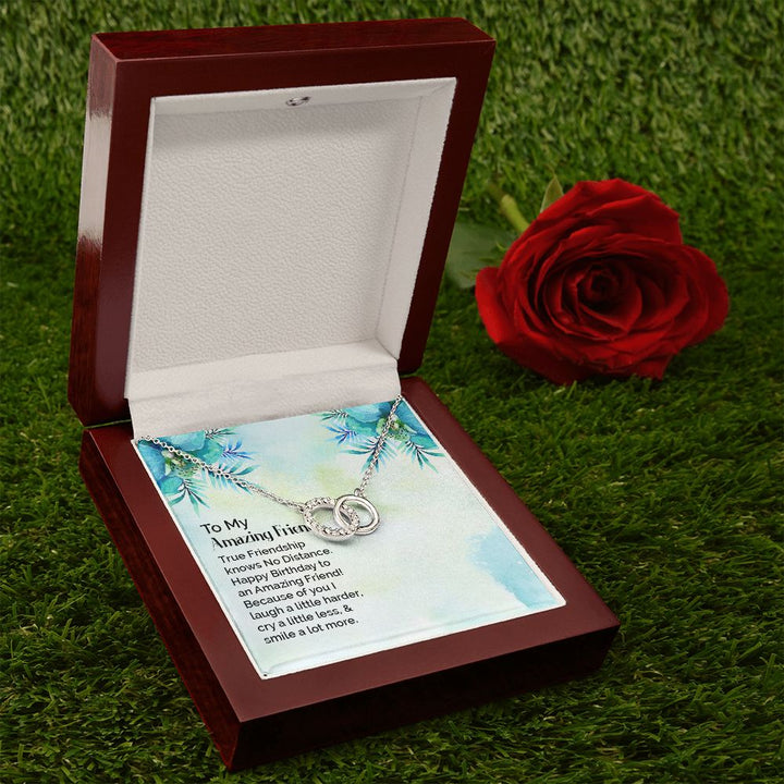 My Amazing Friend | Happy Birthday - Perfect Pair Necklace