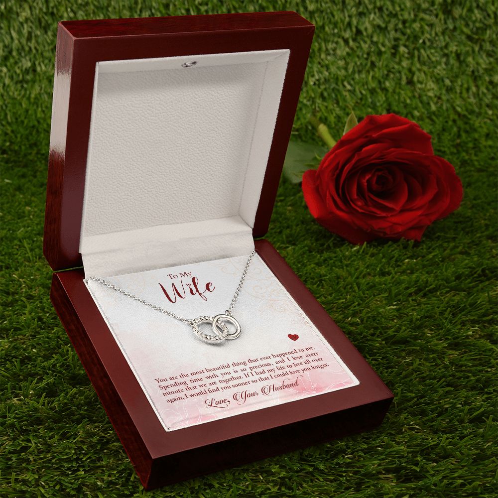 To My Wife | Timeless Love Story - Perfect Pair Necklace