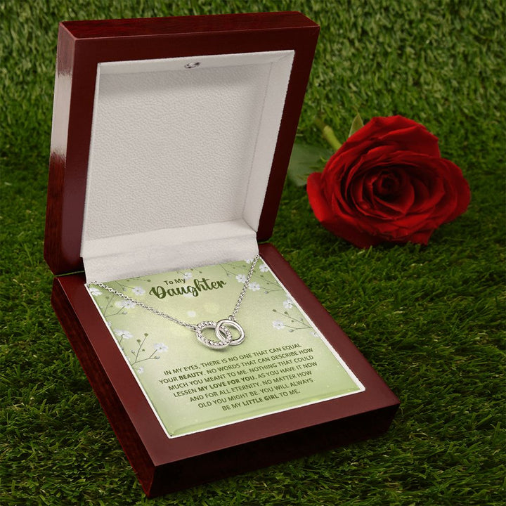 To My Daughter | Nothing that could lessen my love for you - Perfect Pair Necklace