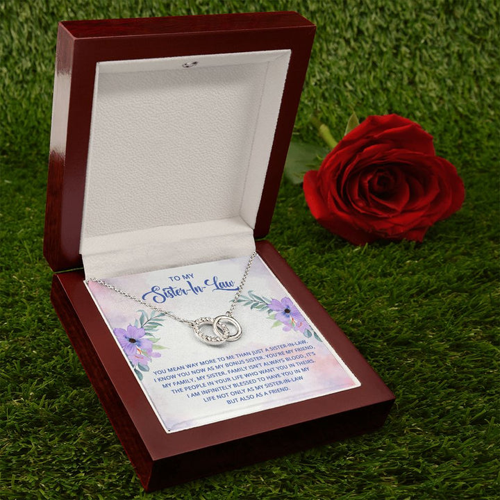 To My Sister-In-Law | I know you now as my bonus sister - Perfect Pair Necklace