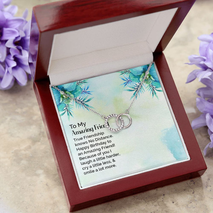 My Amazing Friend | Happy Birthday - Perfect Pair Necklace