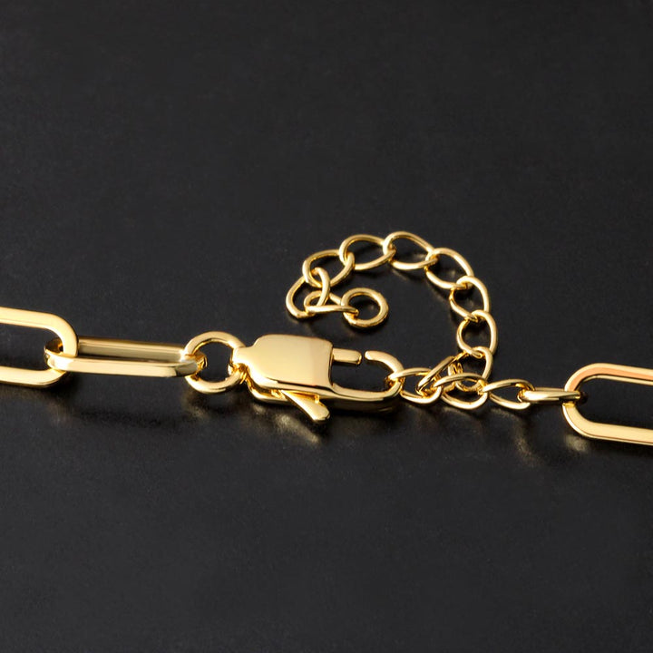 To My Wife | You are the one who pushes me up whenever I'm done - Forever Linked Necklace