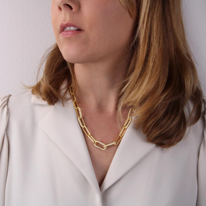 To My Wife | You are the one who pushes me up whenever I'm done - Forever Linked Necklace