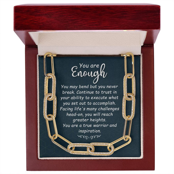 You are Enough | You May Bend - Forever Linked Necklace
