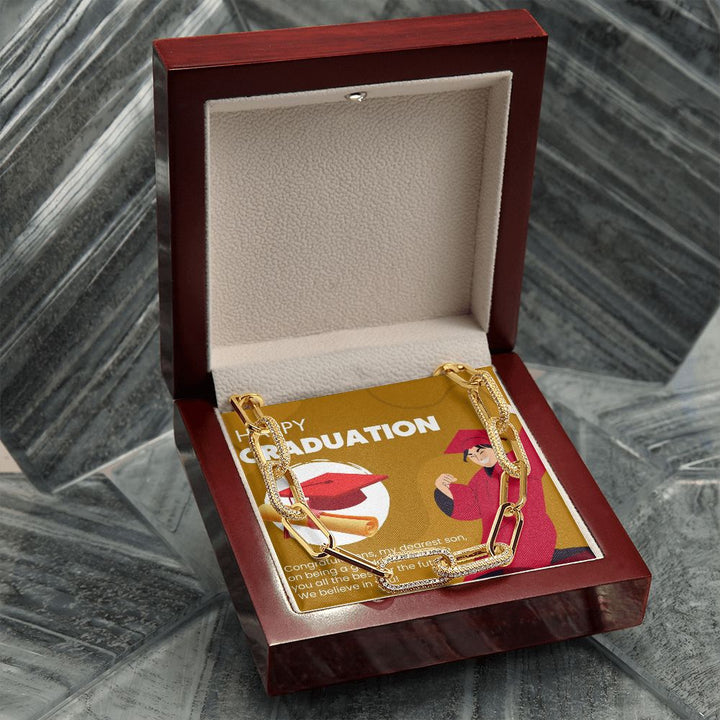 Happy Graduation | Celebrating My Son's Graduation and Wishing Him All the Best - Forever Linked Necklace