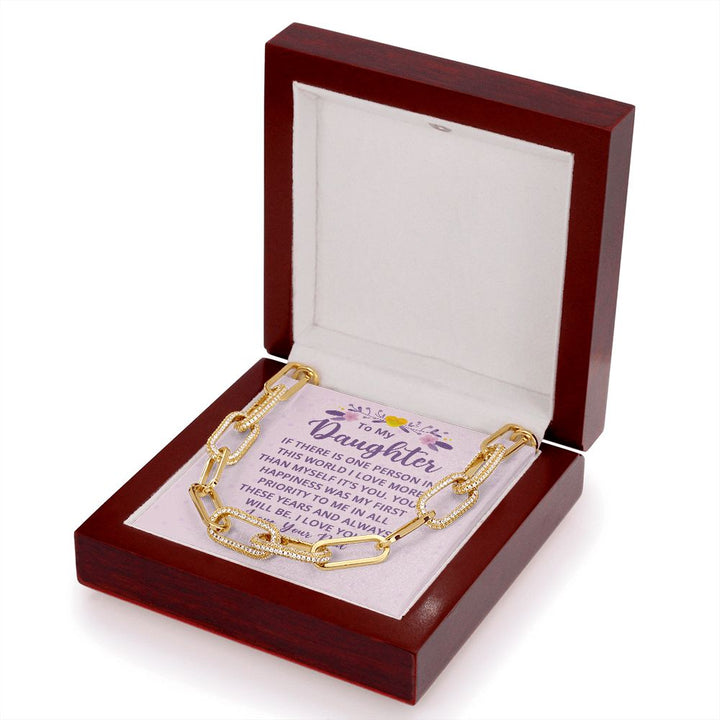 To My Daughter | If There is One Person in this World - Forever Linked Necklace