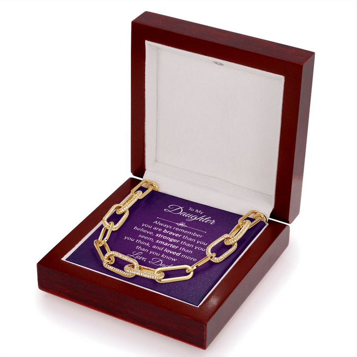 To My Daughter | Always remember - Forever Linked Necklace