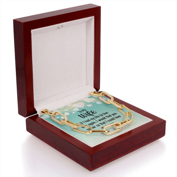 To My Wife | I would find you sooner - Forever Linked Necklace