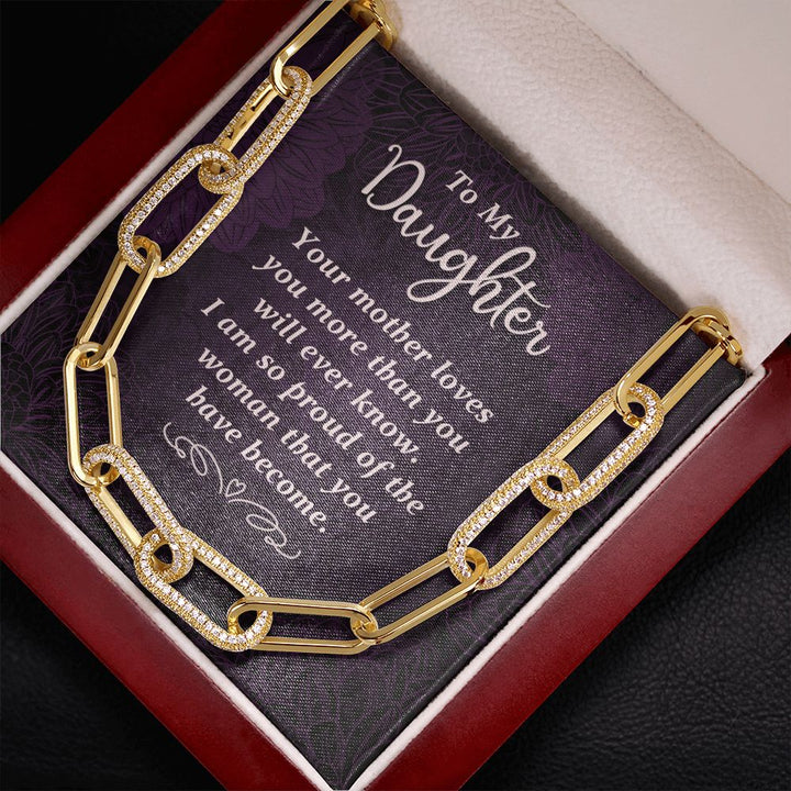 To My Daughter | Your Mother Loves You - Forever Linked Necklace
