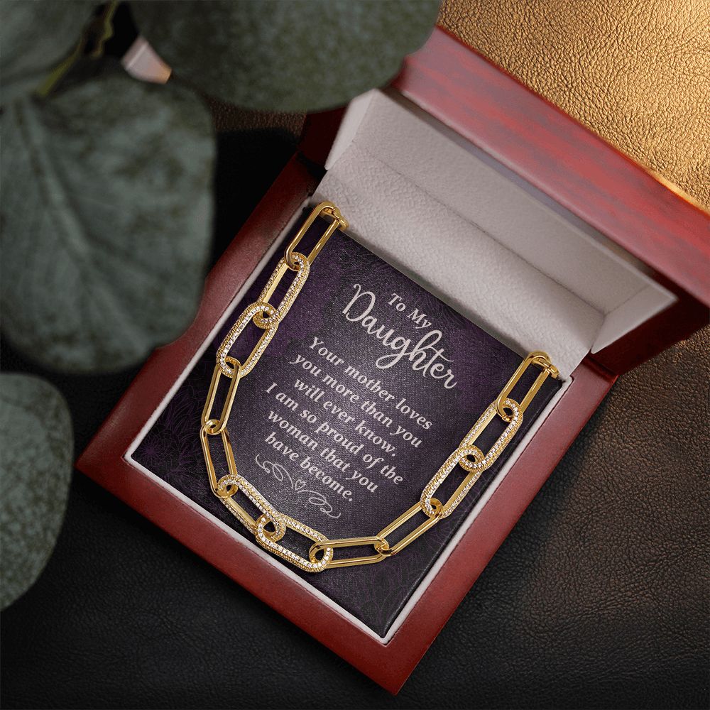 To My Daughter | Your Mother Loves You - Forever Linked Necklace