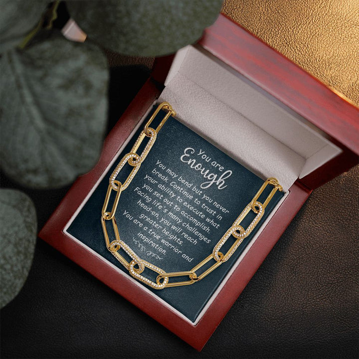 You are Enough | You May Bend - Forever Linked Necklace