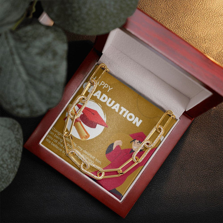 Happy Graduation | Celebrating My Son's Graduation and Wishing Him All the Best - Forever Linked Necklace
