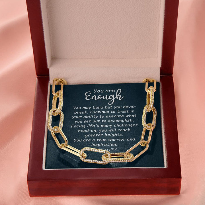 You are Enough | You May Bend - Forever Linked Necklace