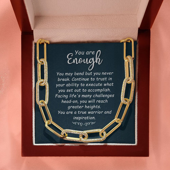 You are Enough | You May Bend - Forever Linked Necklace