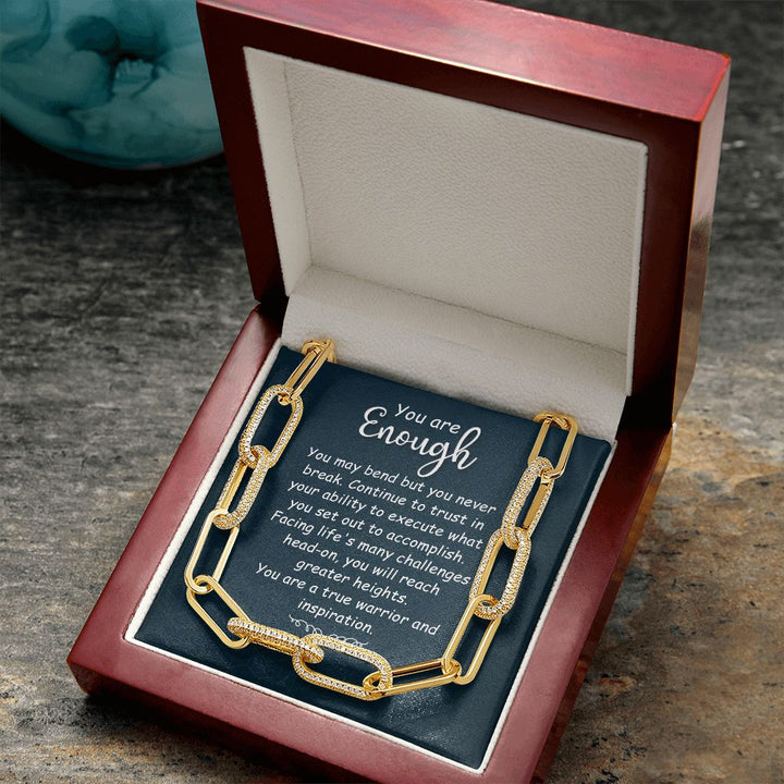 You are Enough | You May Bend - Forever Linked Necklace