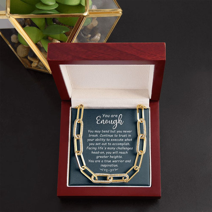 You are Enough | You May Bend - Forever Linked Necklace