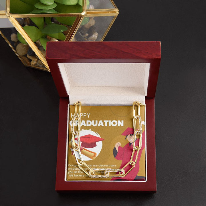 Happy Graduation | Celebrating My Son's Graduation and Wishing Him All the Best - Forever Linked Necklace