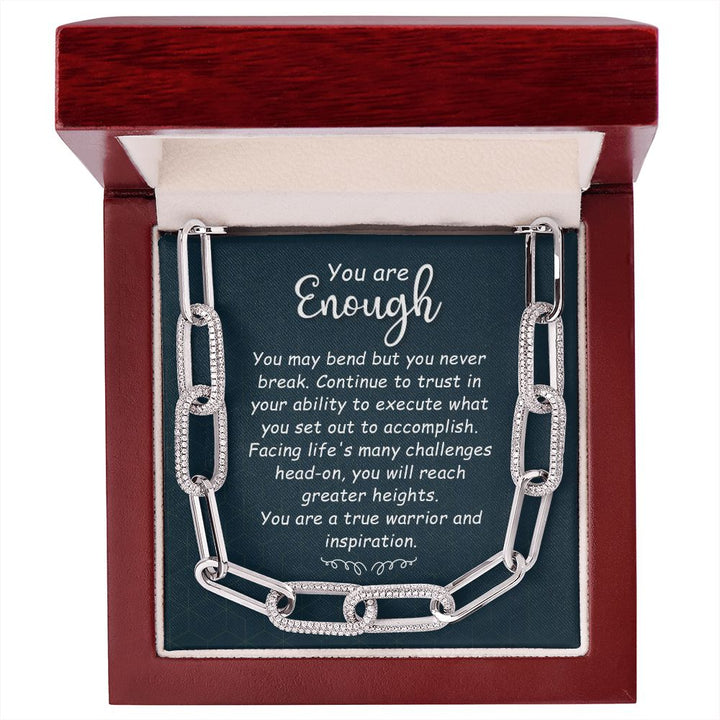 You are Enough | You May Bend - Forever Linked Necklace