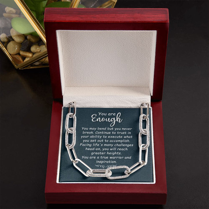 You are Enough | You May Bend - Forever Linked Necklace