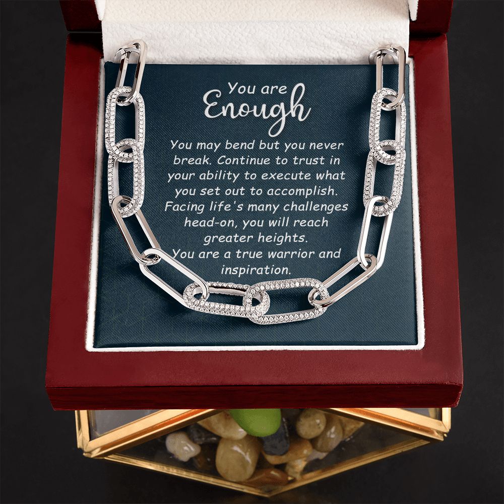 You are Enough | You May Bend - Forever Linked Necklace