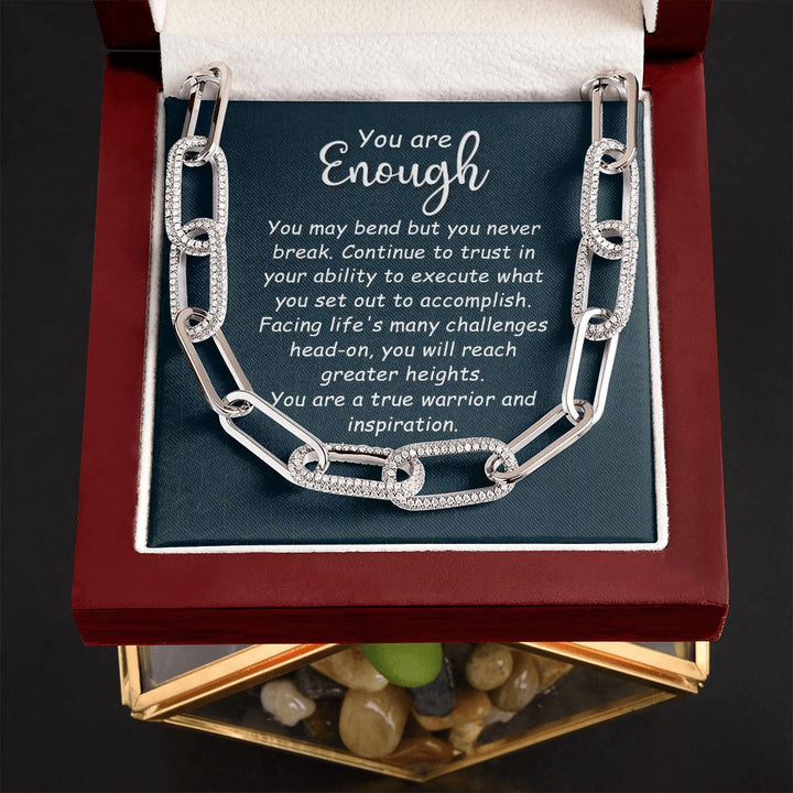 You are Enough | You May Bend - Forever Linked Necklace