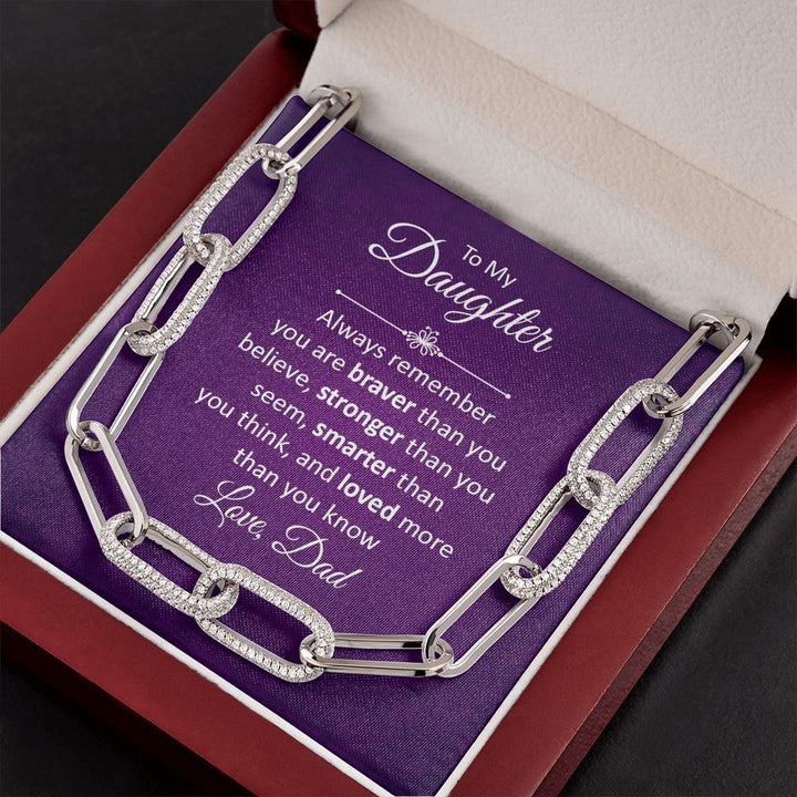 To My Daughter | Always remember - Forever Linked Necklace