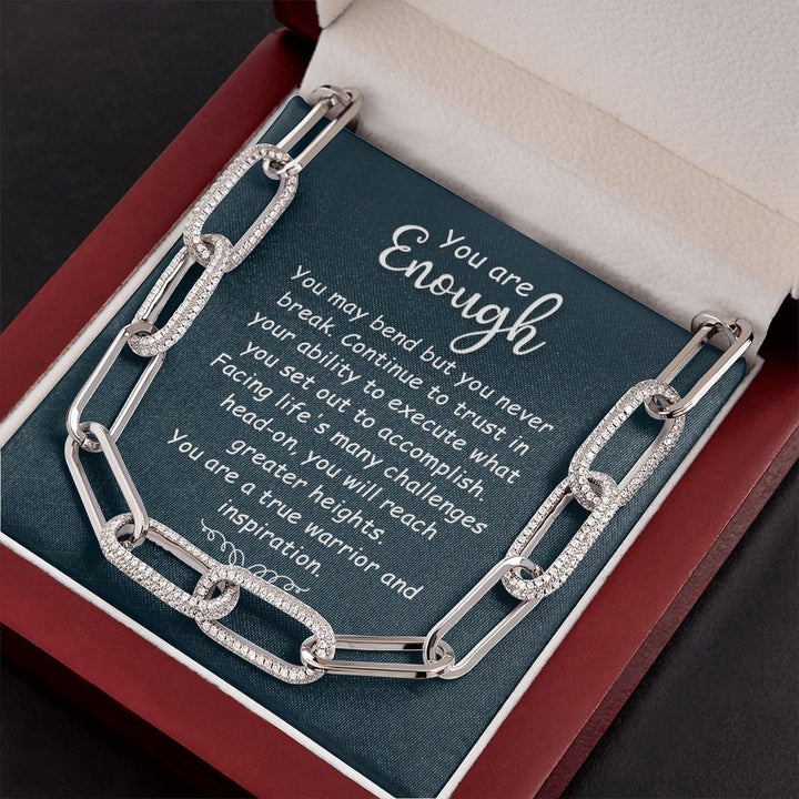 You are Enough | You May Bend - Forever Linked Necklace