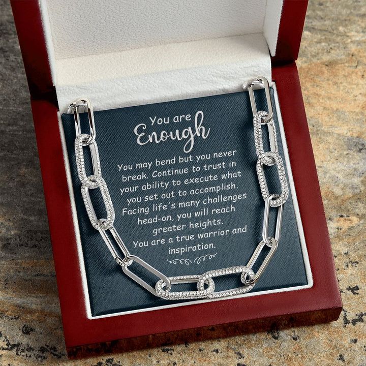You are Enough | You May Bend - Forever Linked Necklace