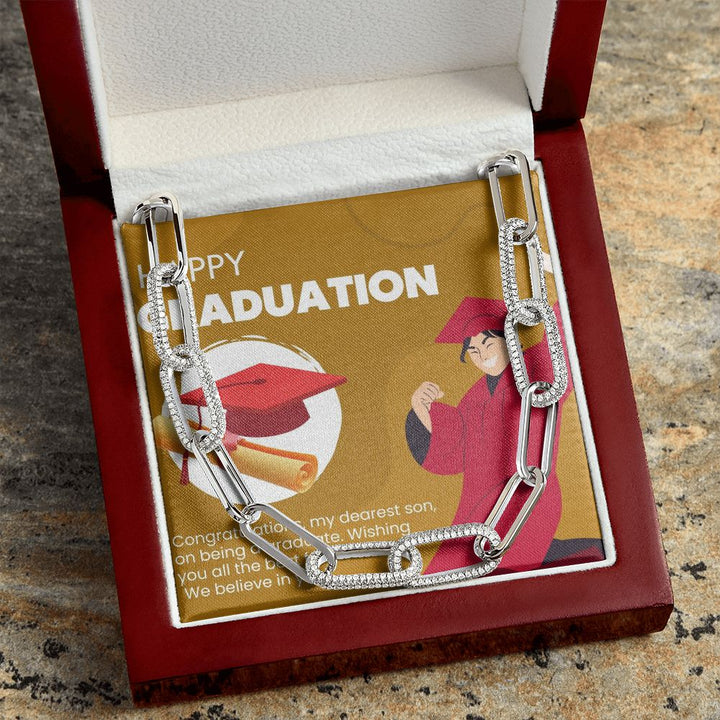 Happy Graduation | Celebrating My Son's Graduation and Wishing Him All the Best - Forever Linked Necklace