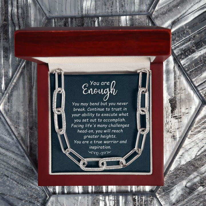 You are Enough | You May Bend - Forever Linked Necklace