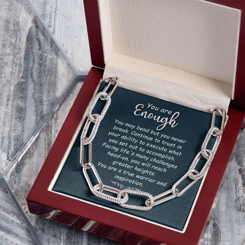 You are Enough | You May Bend - Forever Linked Necklace