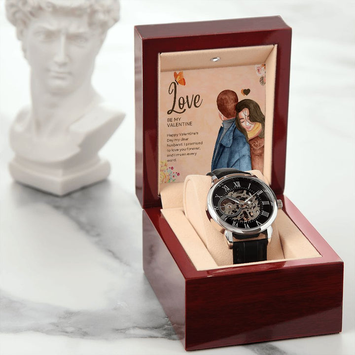 Happy Valentine's Day | Be My Valentine - Men's Openwork Watch
