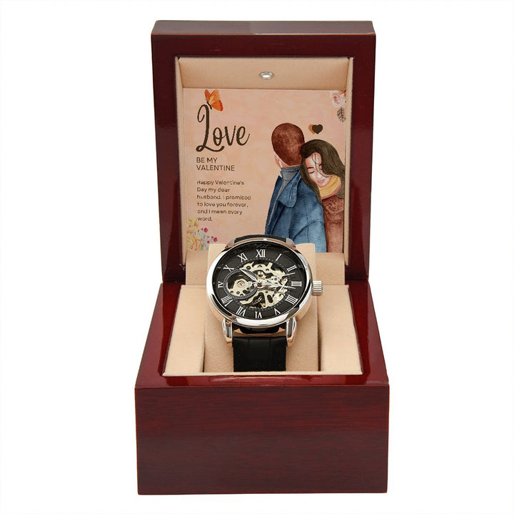 Happy Valentine's Day | Be My Valentine - Men's Openwork Watch