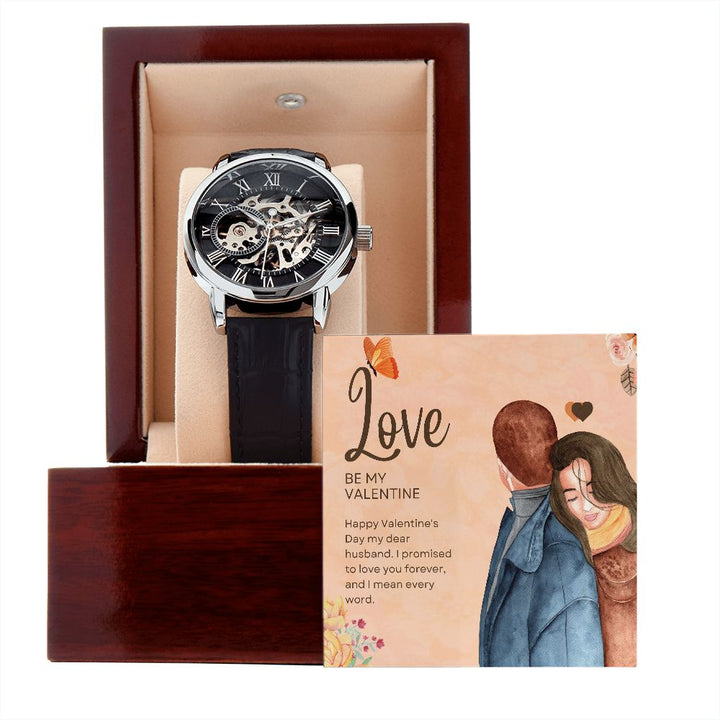 Happy Valentine's Day | Be My Valentine - Men's Openwork Watch