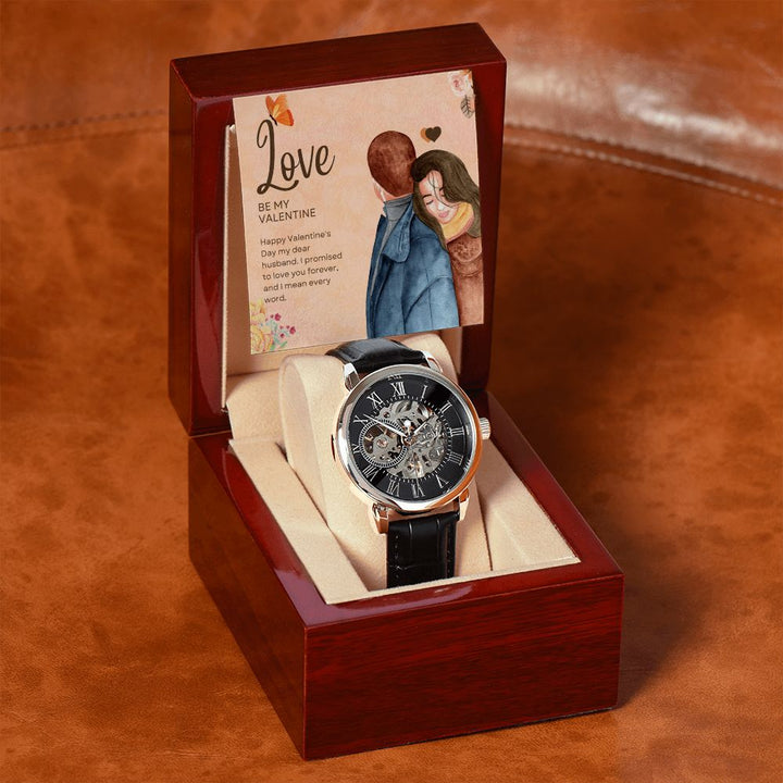 Happy Valentine's Day | Be My Valentine - Men's Openwork Watch