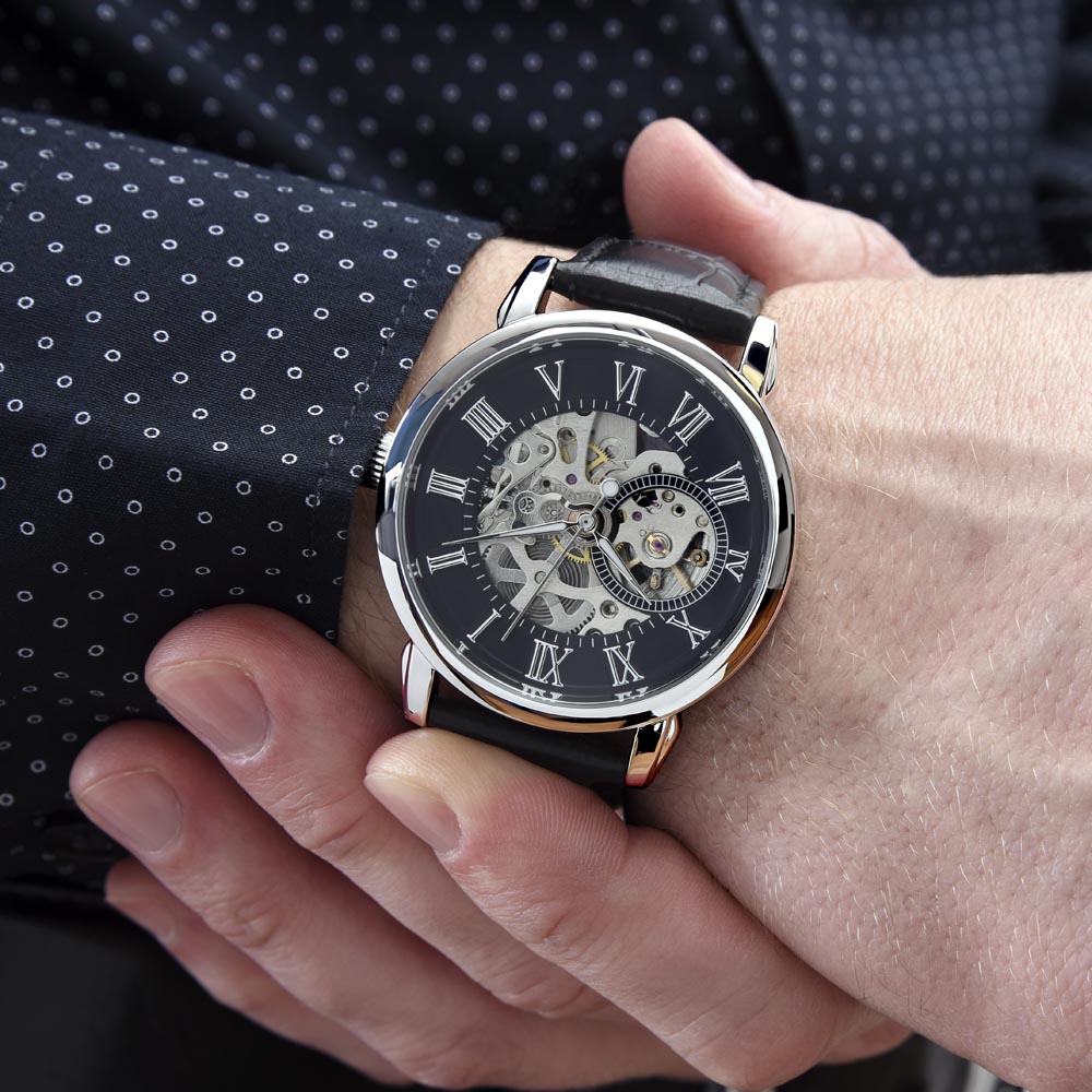Happy Valentine's Day | To the Love of My Life - Men's Openwork Watch