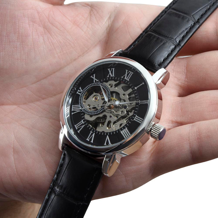 To My Husband | You will forever be my always - Men's Openwork Watch