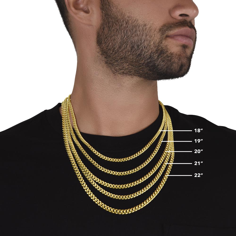 To My Son | Never feel that you are alone - Cuban Link Chain