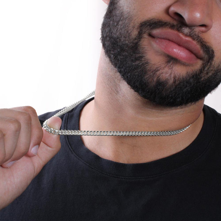 To My Son | I will always love you - Cuban Link Chain