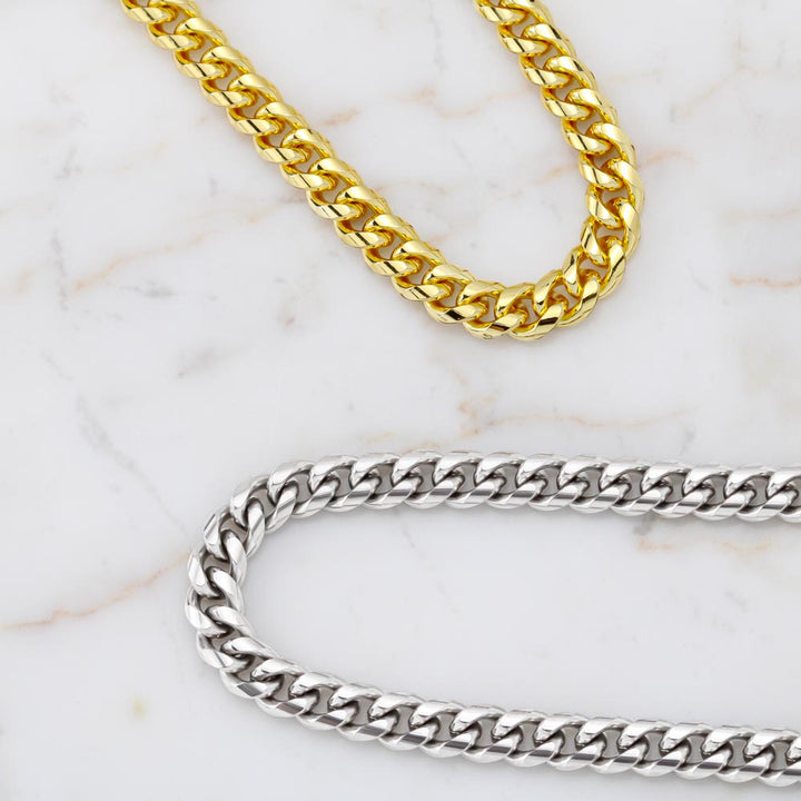 To My Dad | My Bad Ass Bearded Dad - Cuban Link Chain