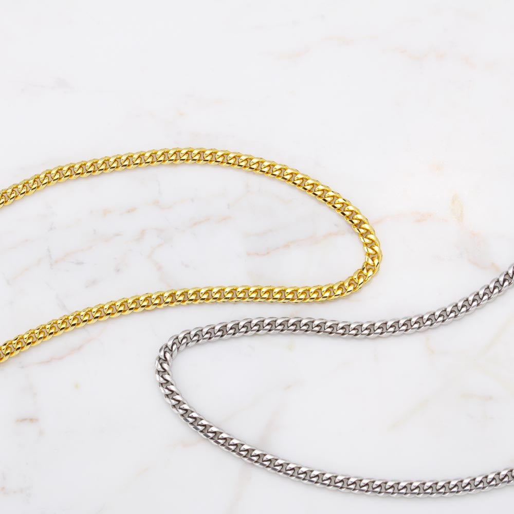 Happy Graduation Son | The Sky's the Limit, So Reach for the Stars - Cuban Link Chain