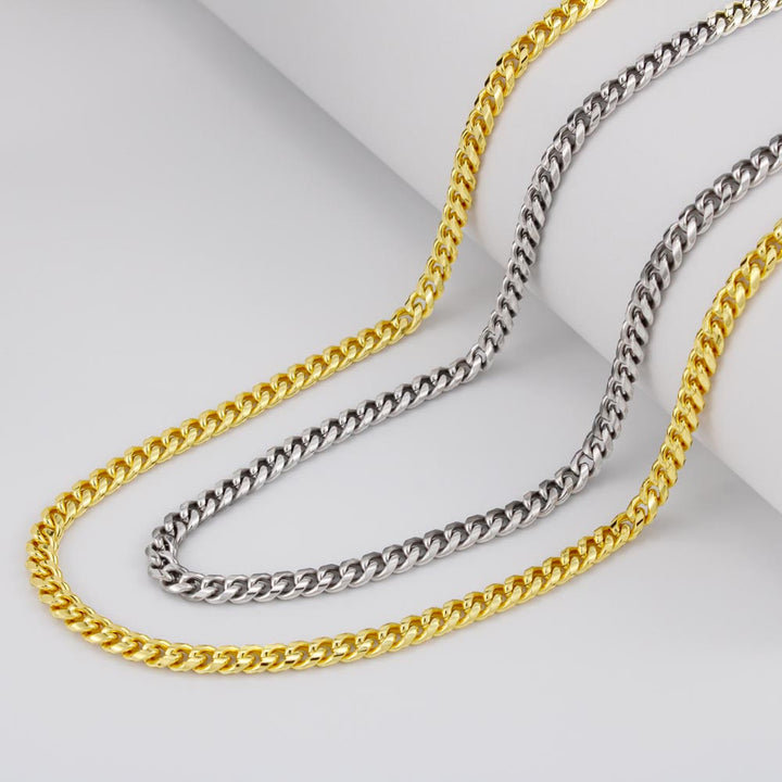 To My Dad | I Love You Dad - Cuban Link Chain